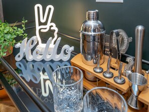 Your Celebration Station! Our Bar is fully stocked. 