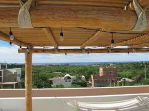 Ocean view from roof top palapa