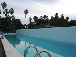 Community salt water lap pool for your enjoyment