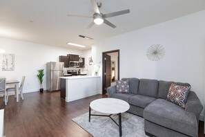 Spacious open living area