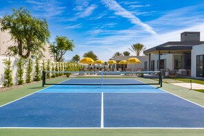 Pickleball court.