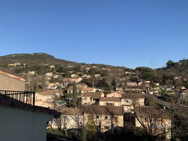 Blick von der Unterkunft