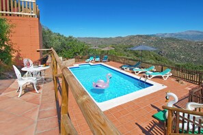 8m x 4m swimming fun with wide views over the beautiful sierras. 