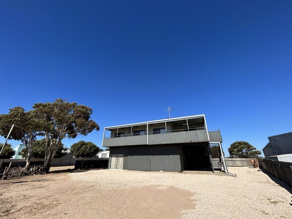 External Home with Large Parking Area