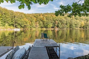 view of cove from the dock