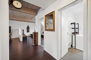 entrace with stylistic furniture and decoration