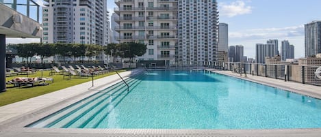 Rooftop pool