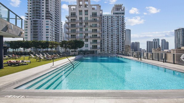 Rooftop pool