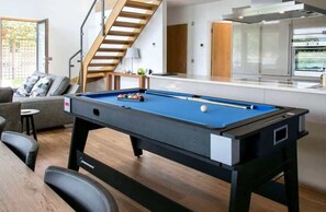 Games table - pool, air hockey and table tennis
