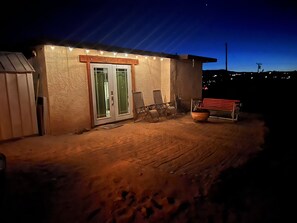 Guesthouse at night