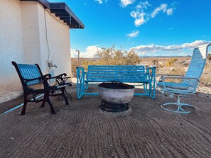 Firepit and patio