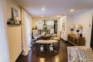 Kitchen and living room