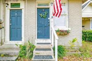 The front door