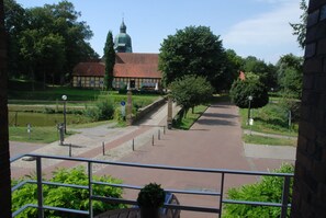 Blick auf das Schloss und Burganlage