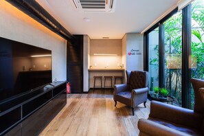Lobby sitting area