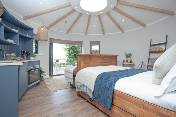 Cynefin Internal Kitchen and Kingsize Bed