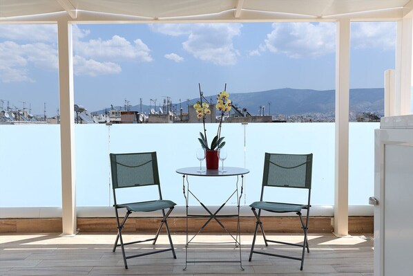 Beautiful exclusive  balcony with view