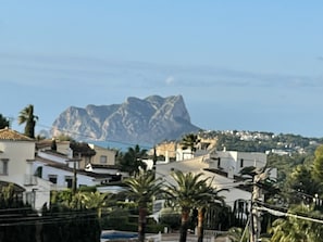 View of Peńon de Ifach from the second floor naya.