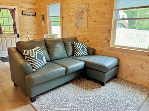 L-Shape Leather Couch