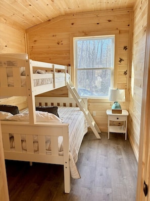 Bedroom 2 with twin over full bunk bed