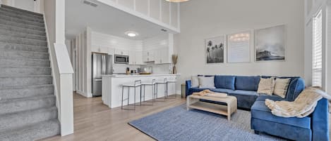 Living Area and Kitchen