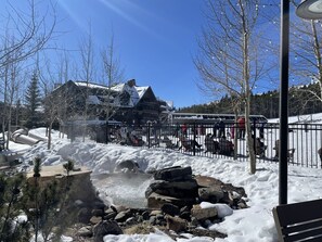 View from resort's outdoor pool