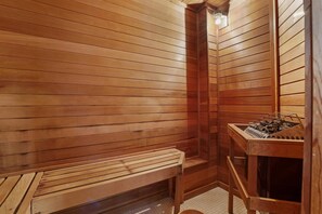Sauna located on the 3rd floor off the master suite