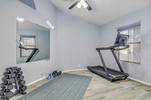 Weight Room + Treadmill