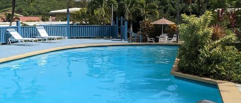 salt water pool on premises