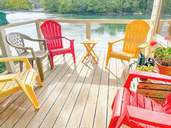 View from deck