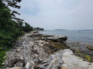 Private rocky shore