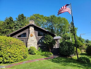 driveway side of house