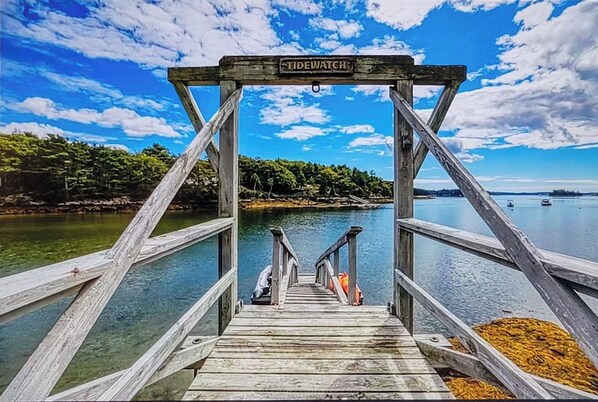 Private dock and float (great kayaking!)