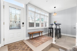 Entry & dining area