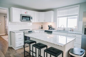 Fully Stocked Kitchen and Coffee bar