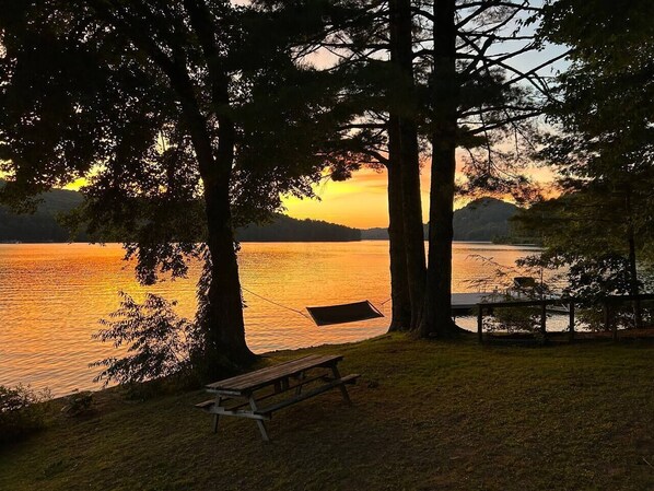 Sunsets by the lake are truly stellar at Rocky Point.