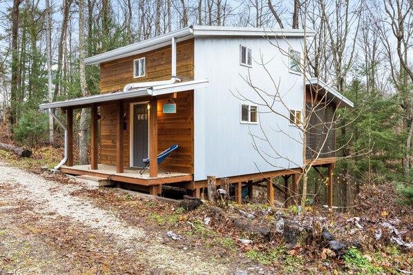Our Big Leaf Cabin!