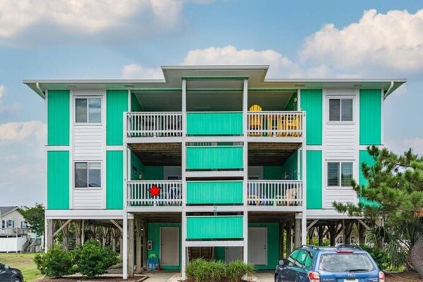 Front of condo