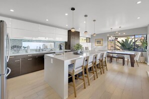 Open Kitchen and Dining Area