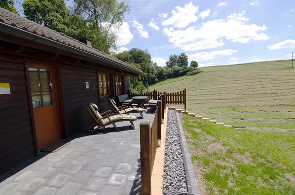 Terrace with a view of nature.