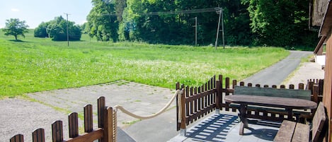 Terrace with a wonderful view of nature