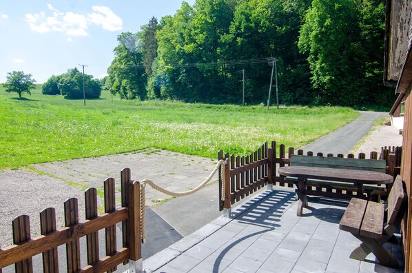Terrace with a wonderful view of nature
