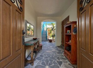 Foyer Entrance to the Sunny Courtyard