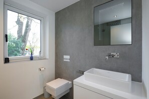 guest bathroom with shower