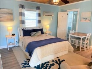 The coastal main room as you walk in.