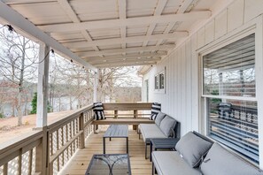 Porch | Seating | Lake View | Driveway Parking (6 Vehicles) | RV/Trailer Parking