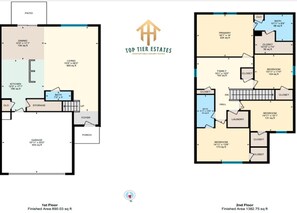 Floor plan for Rare Find Sleeps 13 Family Fun