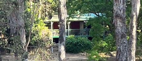The rear of the cabin overlooking the Blackwood River.