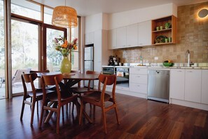 Kitchen and dining area