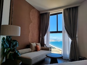 Utsikt mot havet/stranden